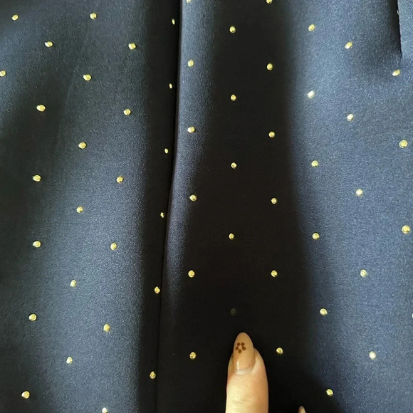 BETSY & ADAM Metallic-dot Ruffled Scuba Dress - Picture 10 of 16